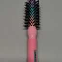 UREELIN Round Brush for Blow Out - 1.0 Inch Small Nano Thermal Ceramic & Ionic with Boar Bristles - Salon Blow Drying Hair Brush for Drying,Volumizing, Curling, Shine & Smooth Styling