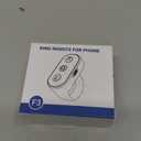 Wireless Ring Phone Zoom Remote for iPhone Android Camera Accessories, Phone Front/Rear Camera Flip Shutter, Content Creator Must Have Selfie Essentials for Tiktok YouTube Photo Video Recording