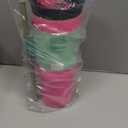 Owala Stainless Steel Triple Layer Insulated Travel Tumbler with Spill Resistant Lid and Straw, BPA Free, 24 oz, Brown/Pink (Watermelon Breeze) 24 Ounces (Pack of 1)