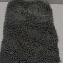 Bathroom Rug 23x15, Extra Soft Small Chenille Bath Rugs, PVC Backing Quick Dry, Machine Washable Bath Mats for Bathroom Floor, Tub and Shower, Absorbent Bathroom Mat Home Decor Accessories (Grey)