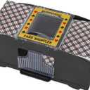 Card Shuffler 2/4/6 Deck, Automatic Electric Playing Card Shuffler, Battery Operated Poker UNO Shuffling Machine, for Family Party Games