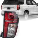 FIONE Tail Lights Compatible with Chevrolet Tahoe Suburban 2021 2022 2023 with LED Running Lights Rear Tail Light Brake Lamp Assembly Right Passenger Side RH
