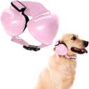 Dog Ear Muffs for Noise Protection, 29dB NRR Dog Earmuffs, Noise Cancelling Headphones for Dogs (Medium, Pink)