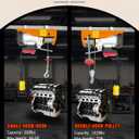 1320 lbs Portable Electric Hoist with Wireless/Wired Remote Control,