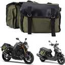 DesirePath Saddle Bag for Motorcycle Panniers Bags for Bicycle Bike, Large Capacity Saddlebags Tool Bag Side Backpack For Honda For Suzuki For Harley For 150cc scooter For Kawasaki and More