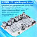 619818Z Led Light Engine Board Replacement for IntelliBrite 5G Color LED Pool Light 2nd Generation 2010-Current 601000 601001 601002 601003 601004 601010 601011 601012 601013 Circuit Board PCBA New