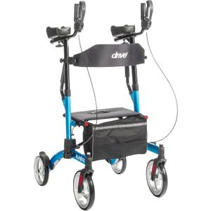Elevate Upright Walker, Blue (1 Count (Pack of 1))