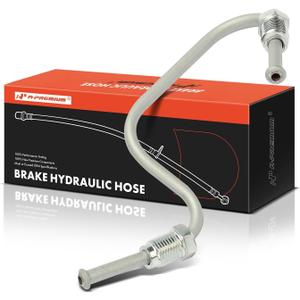 A-Premium Rear Driver Brake Hydraulic Hose Compatible with Volkswagen and Audi Models - Jetta 2005-2018, Golf 2010-2014, Golf R 2012-2013, Beetle 2012-2019, A3, A3 Quattro, Eos, GTI, TT, R32, Rabbit