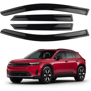 4 Pieces Tape-on Extra Durable Rain Guards Fit for 2024 2025 Honda Prologue,Window Deflectors,Window Visors (Smoke Black)