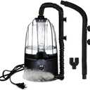 COOSPIDER Reptile Fogger Humidifier Mister for Terrarium Tank with 2 Extension Tubes/Hoses, Pets Mister Adjustable Fog for Reptiles/Amphibians/Snake (3L,380ml/hr)