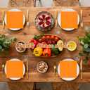 150 PCS Orange cocktail napkins-Double-Ply 6.5x6.5 Inch Disposable beverage Paper Napkins, Lunch and Dinner, Easter, Christmas, Weddings, bar napkins Parties