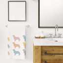 2 x WFSM Golden Retriever Gifts - Dog Kitchen Towels, Golden Retriever Decor, 1624 Inches