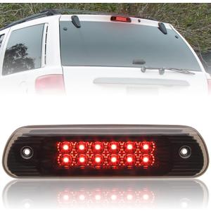 LED 3rd Third Brake Light for Grand Cherokee 99-04, KEWISAUTO Smoked Black Center High Mount Stop Light for Jeep Grand Cherokee 1999-2004 Accessories (1PCS)