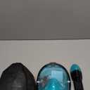 QingSong Full Face Snorkel Mask for Adults, Snorkeling Gear with Camera Mount, 180 Degree Panoramic View Snorkel Set Anti-Fog Anti-Leak (Small-Medium, Green)