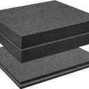 DECOHS 4 PCS Pick Apart Foam Insert- 2 Size Pick and Pluck Foam- Pluck Pre Cube Sheet Foams with Bottom Use for Board Game Box Cases Storage Drawer (Length 12 Inch)