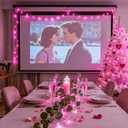 JMEXSUSS 66 Ft Connectable Pink Lights for Room Decor, 200 LED Pink String Fairy Christmas Lights Clear Wire Plug in for Bedroom Indoor Outdoor Girl's Room Home Anniversary Birthday
