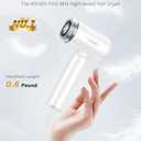 SUPGALIY Hair Dryer - Mini HairDryer, Ionic High-Speed Motor for Fast Drying, Portable Lightweight Blow Dryer, Quiet Blowdryer with Magnetic Curly Diffuser & Concentrator for Home Travel ONLY 110V White