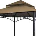 SCOCANOPY Replacement roof for Target Madaga Gazebo Model L-GZ136PST, (Khaki)