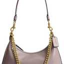 COACH Glazed Leather Juliet Shoulder Bag 25