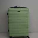 Travelhouse luggage,Hardside Carry On Travel Suitcase with Spinner Wheels, Multi-directional Spinner Wheels Uprigth Lightweight Underseater for Airplanes (Green)