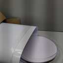 3Pcs Cylinder Pedestal Stands, Transparent Round Pedestal Display Plinth Pillars for Wedding Ceremony Birthday Parties Art Decor