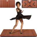 Tap Dance Floor-Portable Dance Floor for Any Surface-Professional Tap Board for Tap Dancing,Ideal for Dancers Home & Outdoor,Portable Stage Platform,Cushioned Base Dance Practice Floor (48*24*0.6)