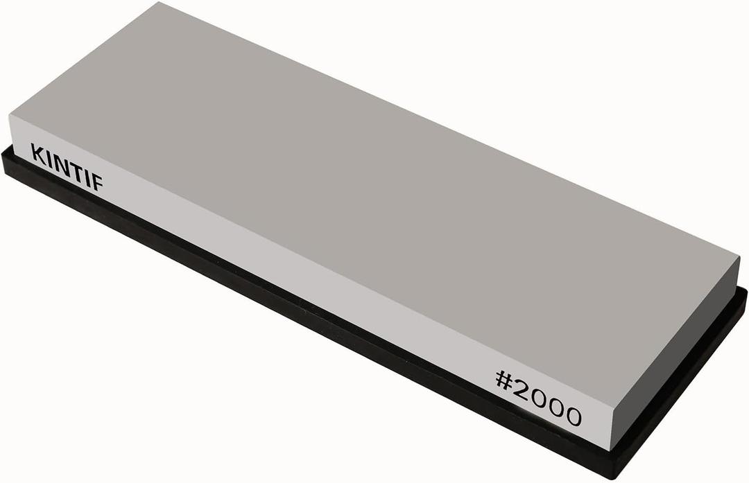 Whetstone Knife Sharpening Stone Medium Grit #2000, Strong Grinding power, Splash and Go, Cuts Fast, Not Clog, Whetstone Knife Sharpener, Sharpening Stones for Knives