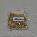 Operitacx DIY Rhinestone Chain Trim Fringe Tassel Trim for Sewing Decorative Clothing Accessories (14x8cm, Golden)