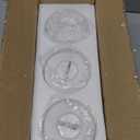 Teenyyou 3 Pcs White Frosted Glass Shade Replacements for Pendant Light Fixtures Glass Lamp Shade Cover, 1-5/8 Inch Fitter E26 Base, 4"w x 6"h, Replacement Lamp Globe for Chandelier Wall Sconce