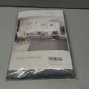 DONREN Medium Grey Balloon Shades Blackout Curtain - Adjustable Thermal Insulated Tie Up Curtain Panel for Kitchen (34 W x 54 Inches Long,1 Panel)