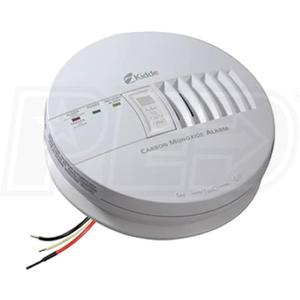 Kidde Hardwired Carbon Monoxide Detector with 9-Volt Battery Backup, 3 LED Indicators