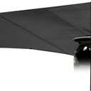 GEERTOP Large Car Awning Tarp for Camping Backpacking Tarp SUV Tailgate Truck Canopy Sun Shade Waterproof Outdoor Rear Vehicle Awning Shelter for Van, MPV, Campers (Charcoal Grey)