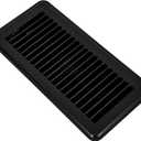 Cast Iron Floor Vent Cover Black Air Vent Cover Sturdy Material Easy Setup