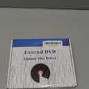 External CD DVD Drive with 3 USB Ports and 2 TF/ SD Card Slots, USB 3.0 Portable CD/ DVD Optical Disk Drive Player Burner Reader Writer for MacBook Pro Air iMac Laptop PC Windows 11/ 10/ 8/ 7 Linux Mac OS