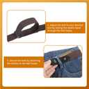 4 PCS No Buckle Stretch Belts for Men and Women Adjustable Buckle Free Elastic Kids Belt for Aldult Toddler boys Girls, Size 30