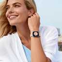 Zedoli Sport Solo Loop Band Compatible with Apple Watch Bands Women Men, Stretchy Soft Silicone Elastic Strap for iWatch Milk Tea, 44/45/46/49/42mm(Series 3)M: 6.93"-7.48"