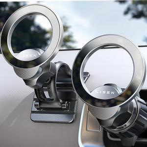 LISEN for MagSafe Car Mount [95% Increase Magnetism] Magnetic Phone Holders for Your Car,Car Accessories for Men Women Truck 360 Dashboard Vent Phone Mount for Garmin GPS Fit iPhone 16 15 14 13 12 (Black)