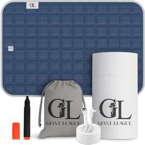 Grounding Mat for Feet and Desk, 16x24 Inch Quilted Cotton Earthing Pad with Cord, Continuity Tester & Travel Pouch?