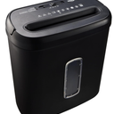 Amazon Basics 8-Sheet High Security Cross Cut Paper and Credit Card Shredder with P-4 Security, Auto Shut-off, Black