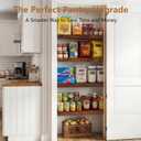 Wire Shelf Covers for Pantry, Premium Engineered Wood Shelf Covers for Wire Shelving, Wire Rack Covers for Closet, Laundry Room, Easy Assembly, Rustic Brown (5pcs, 30" W x 16" D), Patent Pending
