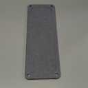 Quick Dry Diatomaceous Drying Mat 28x11cm for Kitchen or Bathroom Countertops Absorbent Stone Tray with Striped Ditch Pattern and Silicone Footpads (Black)