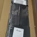 Dresser with Charging Station, Black Dresser for Bedroom with 10 Drawers, TV Stand Storage with LED Light for 55" TV, Fabric with PU Finish, Morden Chest of Drawers for Bedroom, Closet (11.8"D x 47.2"W x 30.7"H (10 Drawers))