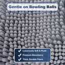 3 x Bowling Towel Shammy Pad - Wearable Soft Bowling Ball Towel, Dual-Sided Chenille & Microfiber Bowling Rag for Easy, Gentle Cleaning, Highly Absorbent Bowling Accessories for Men Women