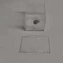 KYODOLED Clear Donation Box for Fundraising, Suggestion Box with Lock and Key, Raffle Box for Tickets with Sign Holder, Tip Jar for Event and Organization, 6.1"x4.3"x3.8", 3PACK(Sign Card Not Contain)