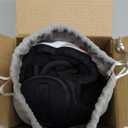 Travel Pillows for Airplanes, Airplane Pillow for Long Flight, Airplane Head Strap with Eye Mask for Sleep, Travel Neck Pillow for Car Road Trip, 360 Support Headrest, Stop Bobblehead, Black