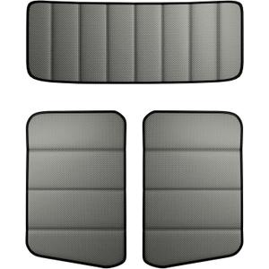 Window Shades for 2018-2025 Freightliner Cascadia  Windshield Sunshade and Side Window Covers Set  Nylon Blackout Sun Visor with Suction Cups for Semi Truck Cab Privacy & Heat Block