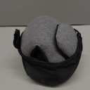 NOCRLG Travel Pillow, Travel Neck Pillow for Airplanes Car, 100% Pure Memory Foam Travel Pillow, Sleeping Essentials for Long Flight 360 Head Support Degree Comfort and Breathability (Grey)