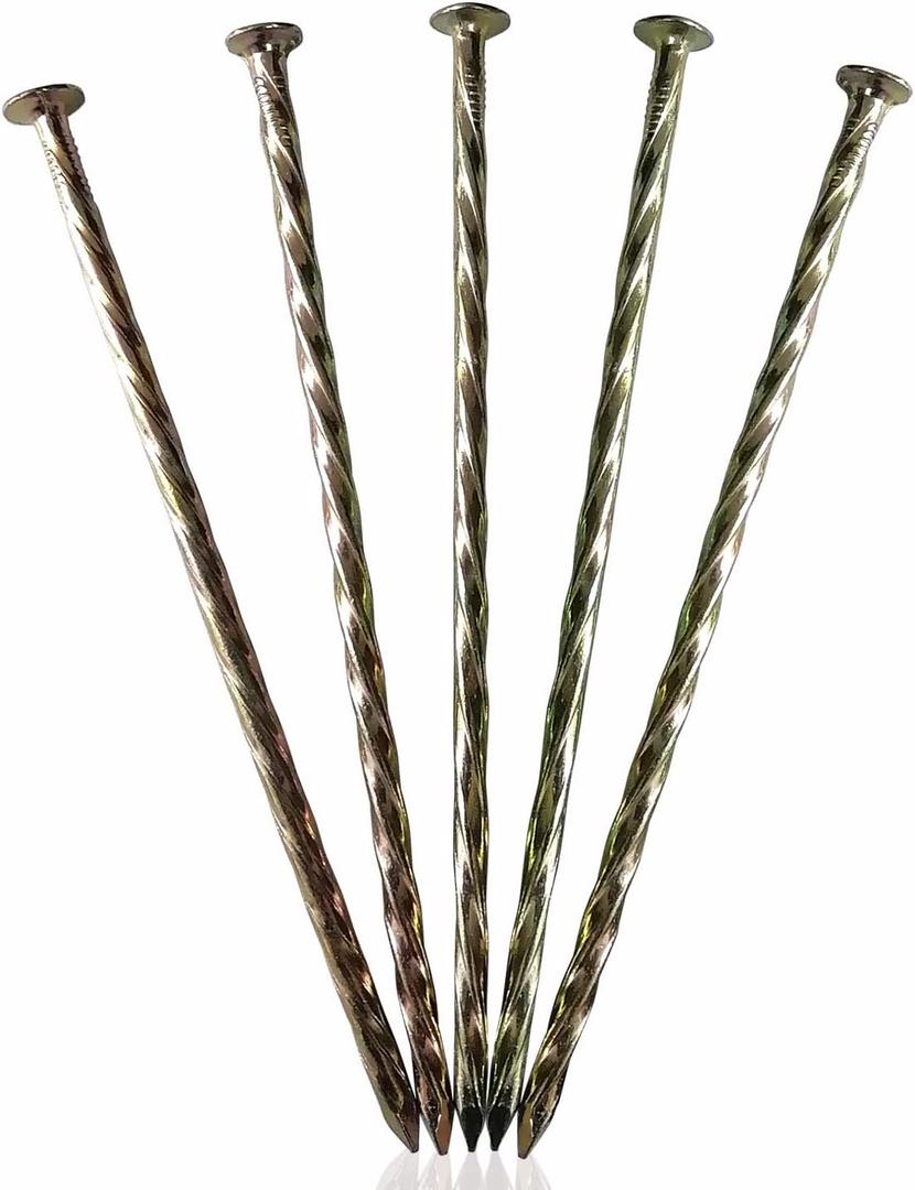 Metal Turf Stakes 70 Pcs 6-Inch Landscape Stakes, Spiral Galvanized Landscape Spikes, Garden Nails for Artificial Turf, Paver Edging, Weed Barrier, Lawn EdgingCarpentry and More