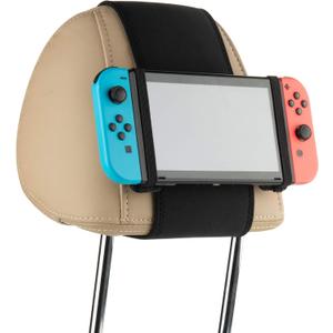Cosmos Car Headrest Mount Holder Seat Mount Holder Compatible with Nintendo Switch and Other Mini Tablets