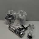 Ganiza Immersion Blender 5 in 1 Hand Blender Max 1000W Heavy Duty Motor, 16 Speed Mode Handheld Blender Stainless Steel Blade With 800ml Mixing Beaker, 600ml Chopper, Whisk and Milk Frother